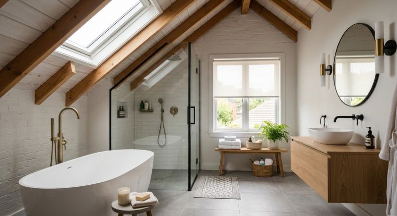 Attic Bathroom Remodeling in Union County, NC