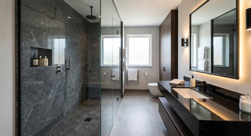 Granite Shower Installation in Union County, NC