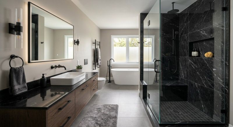 Granite Shower Installation in Union County, NC