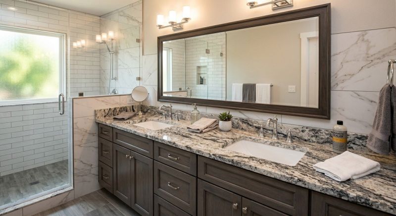 Granite Shower Installation in Union County, NC