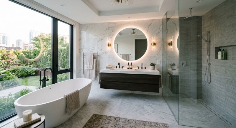 Luxury Bathroom Installation in Union County, NC