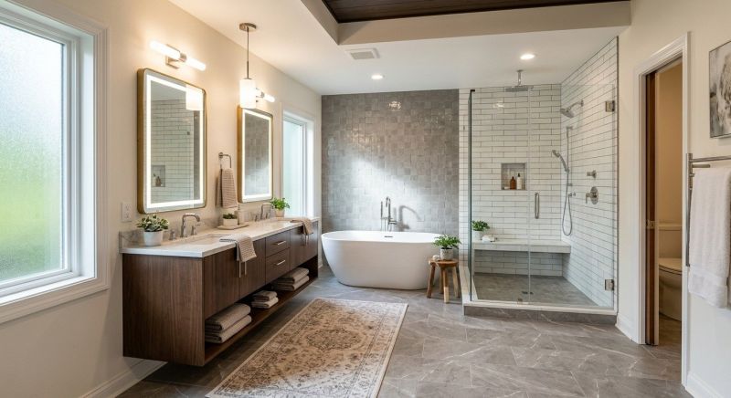 Master Bathroom Remodeling in Union County, NC